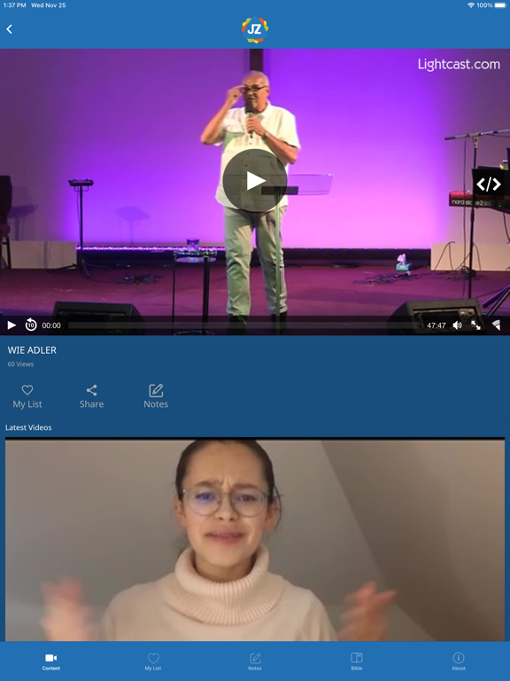 Screenshot #1 for VCC JesusZentrum