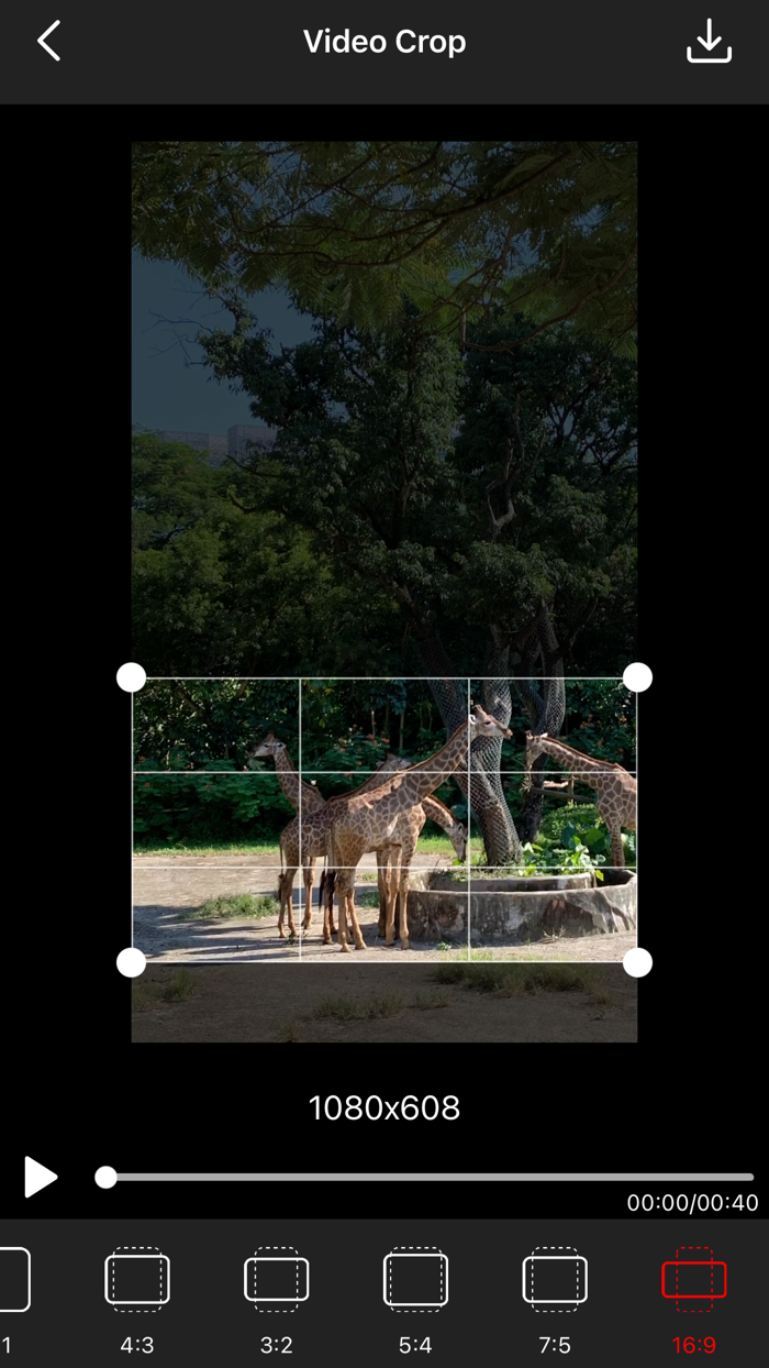 Video Crop - Resize Video