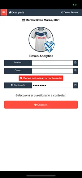 Game screenshot Portal Jugadores Velez apk