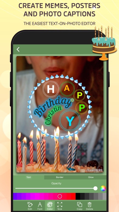 Screenshot #2 pour Happy BirthDay Cards Maker