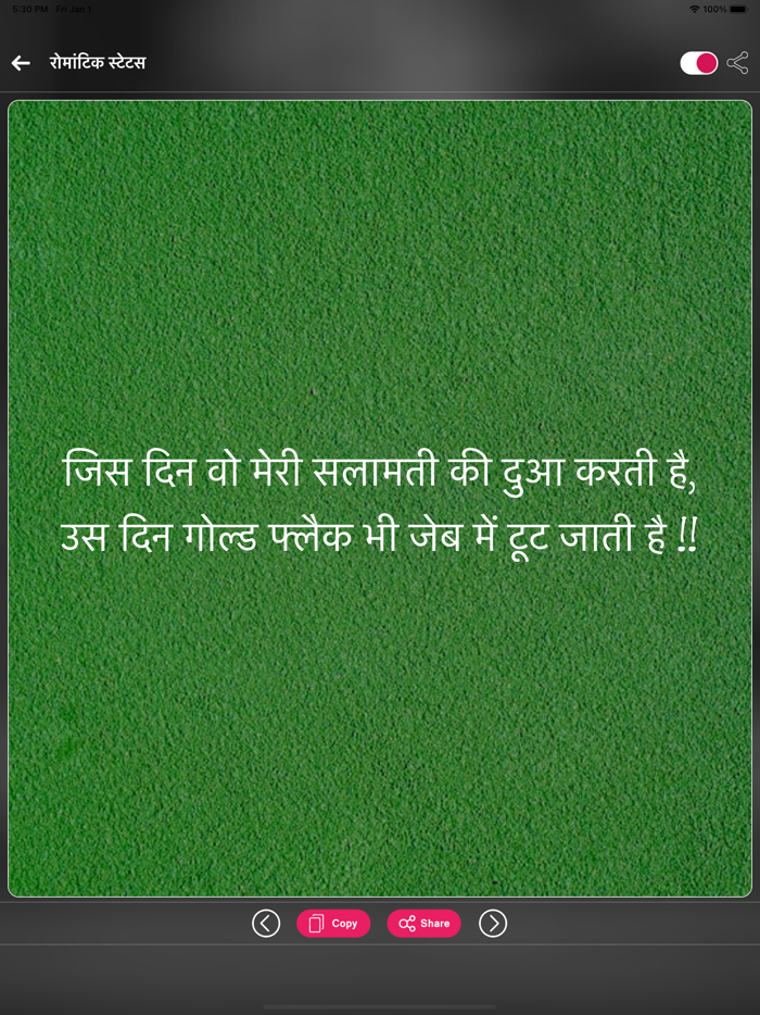 Hindi Status हिंदी स्टेटस