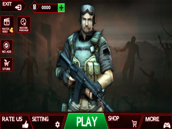 Zombie Apocalypse Shooter Game