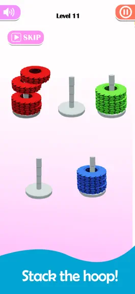 Game screenshot Stack Sort - Color Hoop mod apk