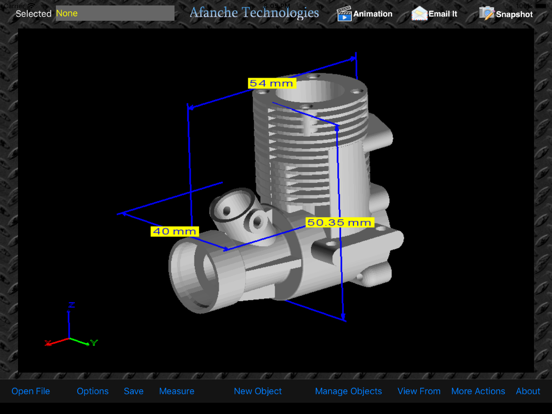 Afanche 3D Viewer for pad screenshot 2