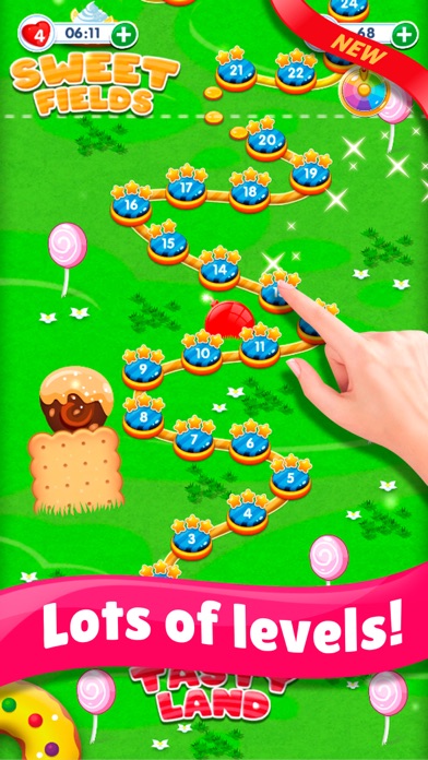 Sweet Sugar Blast Match 3 Screenshot