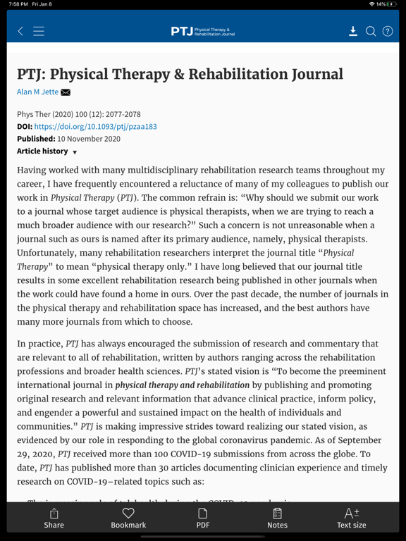 Screenshot #6 pour Physical Therapy Journal