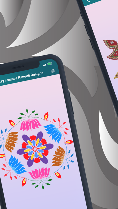 Easy Creative Rangoli Designs Screenshot