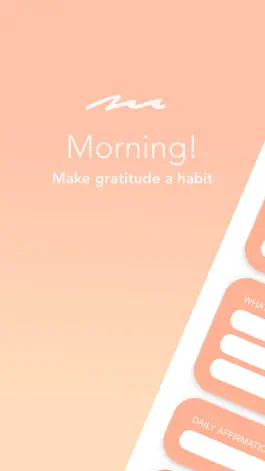 Game screenshot Morning! - Gratitude Journal mod apk