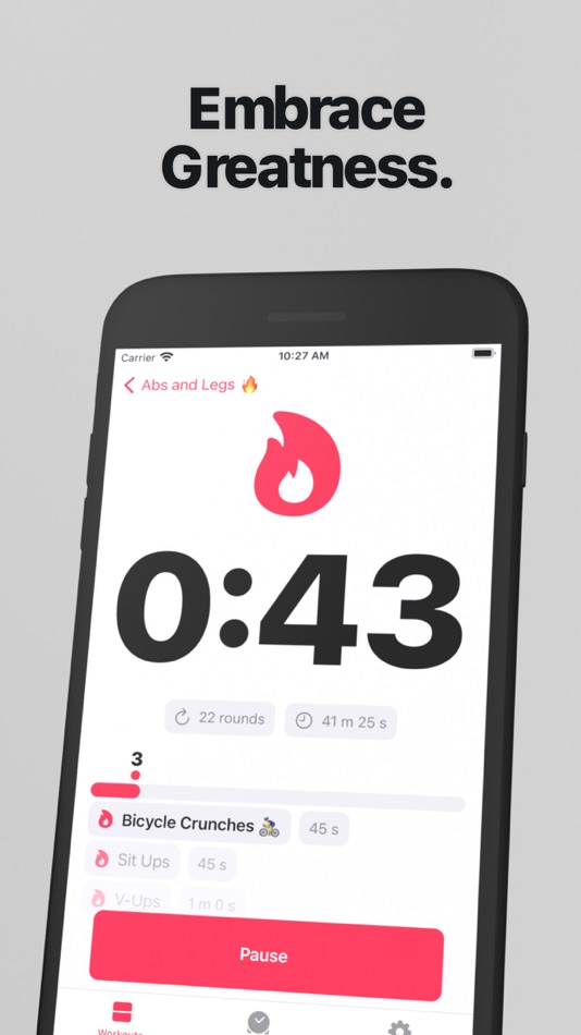 #2. Lapz: Interval Timer (iOS) 由: Maximilian Trauboth
