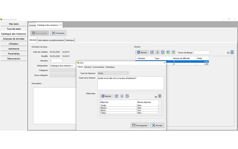 Screenshot #1 pour Constructeur de tests