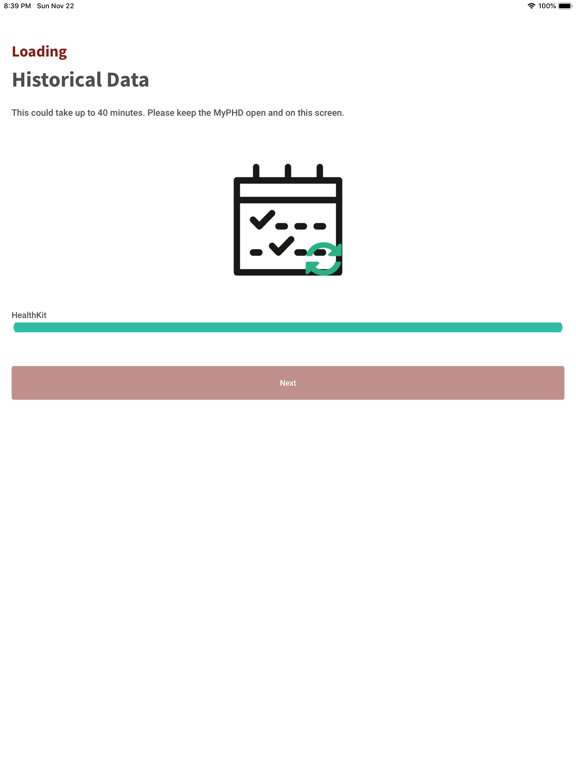 MyPHD iPad screenshot 5 - Health & Fitness app