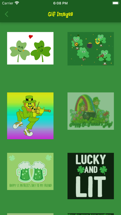 St. Patrick's Day Images Cards Screenshot