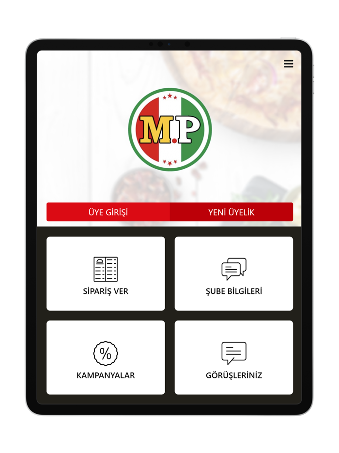 Mozzarella Pizza and Kebap