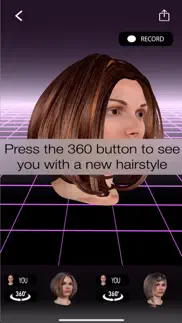 hairstyles:face scanner in 3d iphone screenshot 3