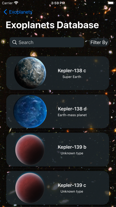 Exoplanets Screenshot