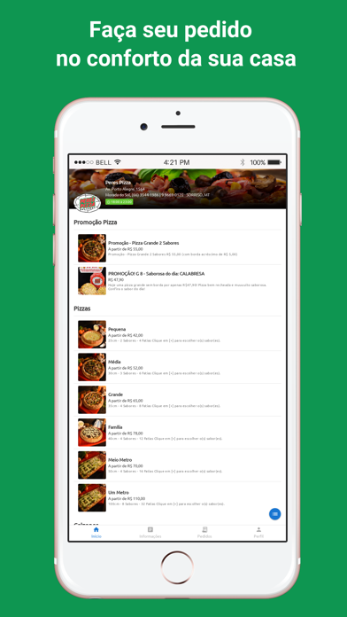 Peres Pizza Screenshot