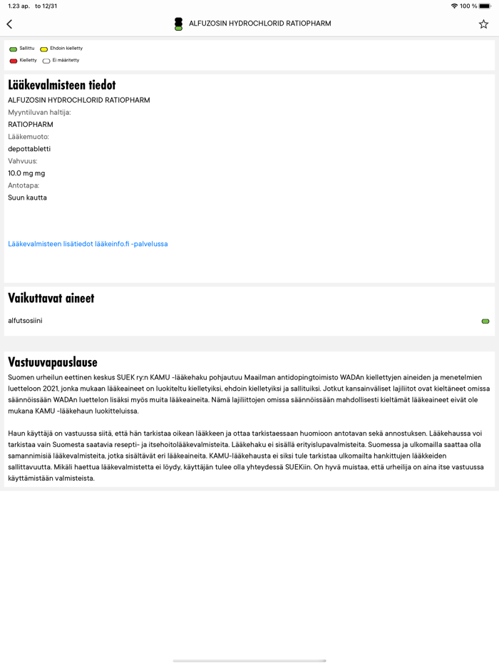 KAMU medicine search