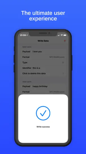 Screenshot von NFC Commander - Reader Writer auf dem iPhone 4