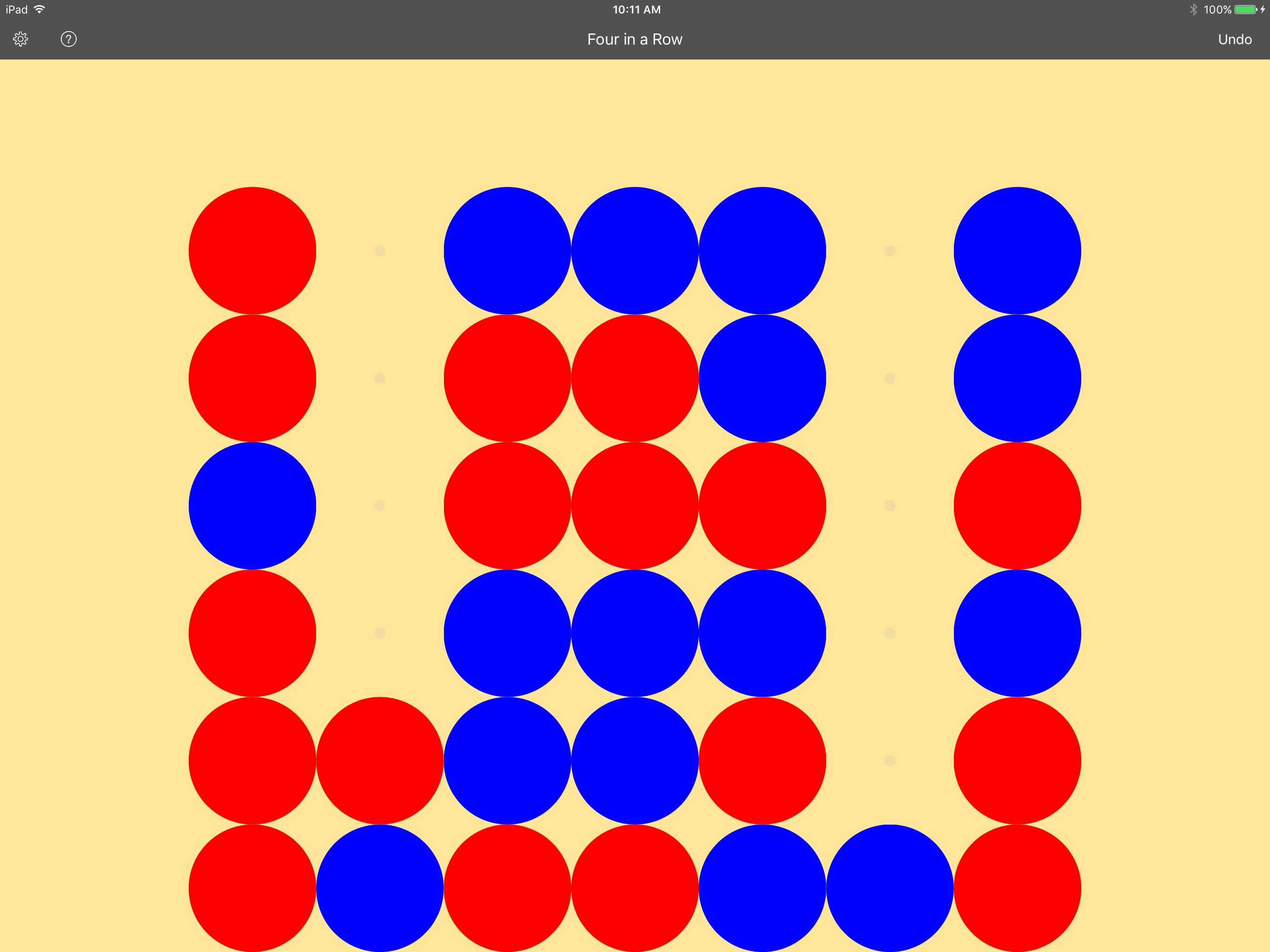 Four in a Row - Expert AI