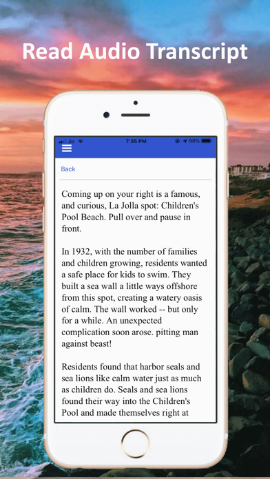 La Jolla San Diego Tour Guide Screenshot