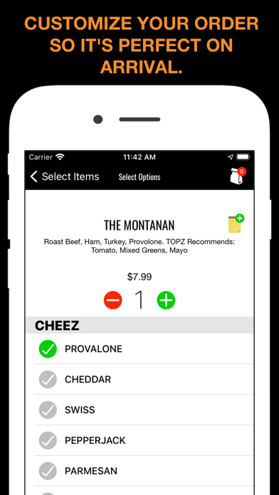 TOPZ Sandwich Co. Screenshot