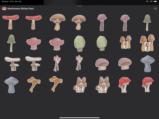Screenshot #4 pour Mushrooms Stickers