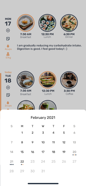 ‎Otter - Diet Diary Screenshot