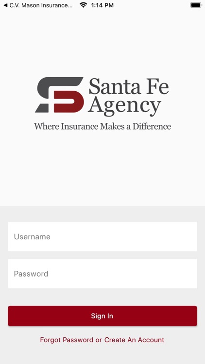 Santa Fe Agency - Mobile App