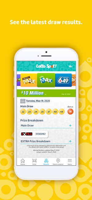 wclc lotto max mobile