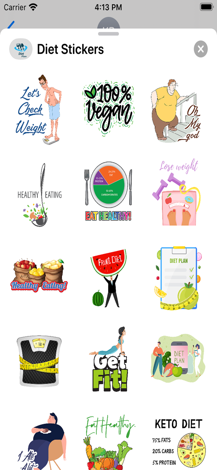 Diet Stickers 2021