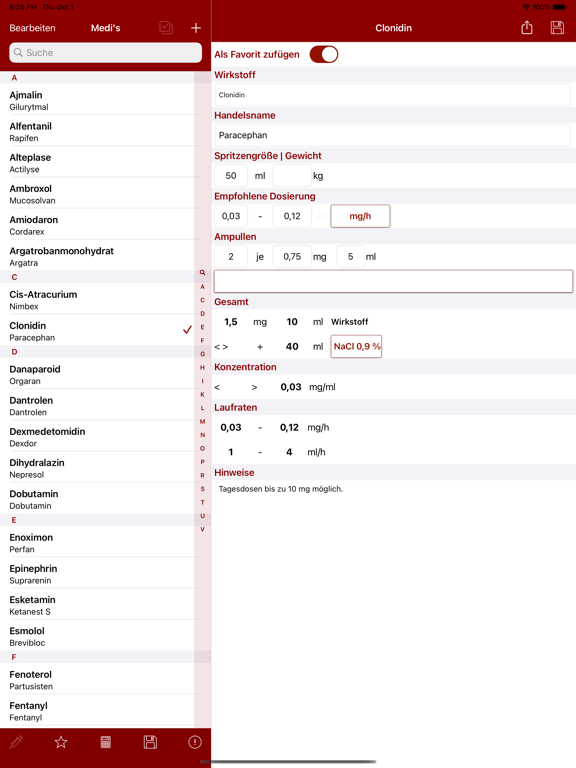Screenshot #4 pour Perfusorenkochbuch
