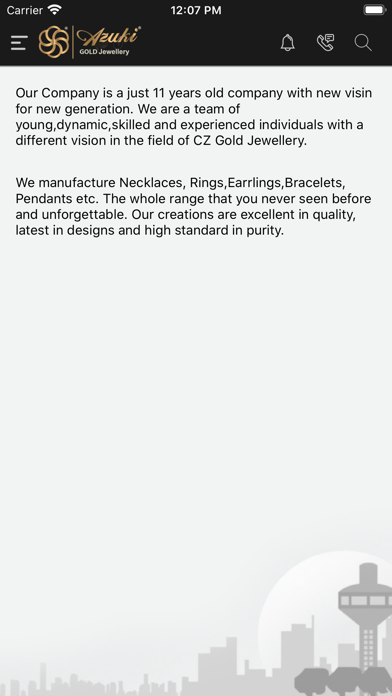 Azuki Gold Jewellery Screenshot