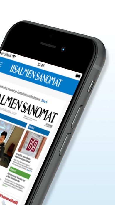 Iisalmen Sanomat, päivän lehti Screenshot