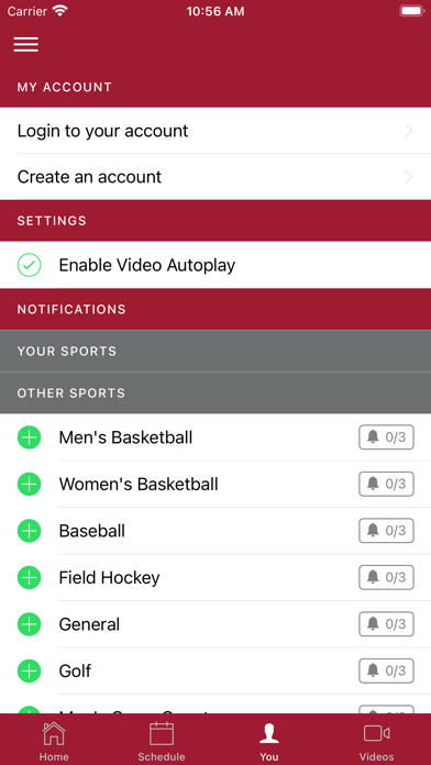 Saint Joseph's Hawks Screenshot
