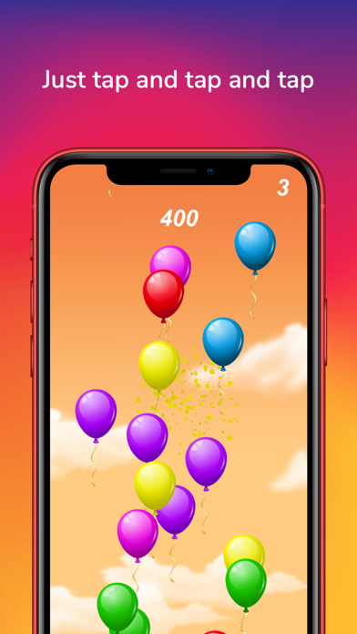 Screenshot #1 pour Relaxing Balloon Tap