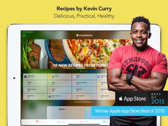 FitMenCook - Healthy Recipes iPad app afbeelding 1