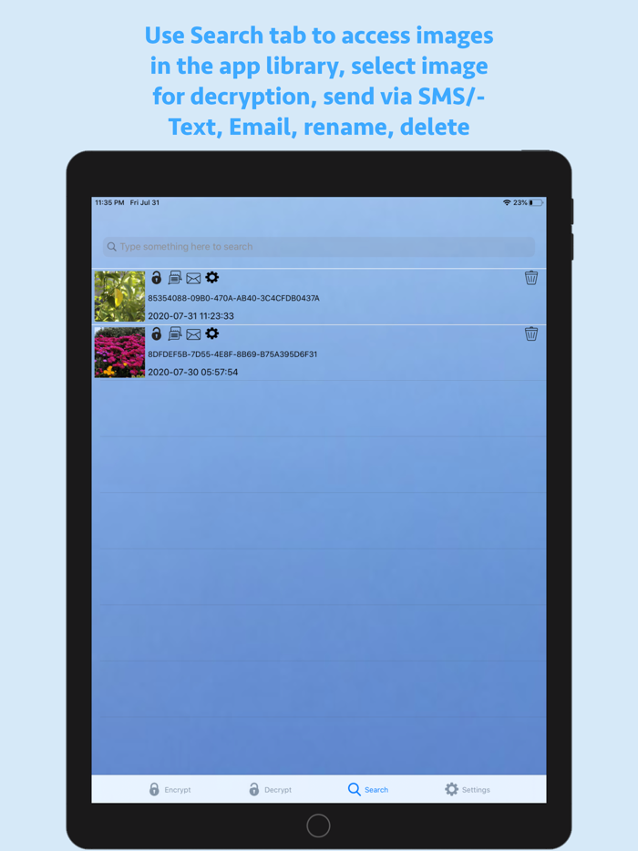 EncryptPic Secure Info and Pics