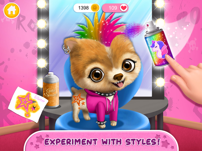 Animal Hair Salon Rock Stars
