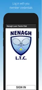 Nenagh Lawn Tennis Club screenshot #3 for iPhone