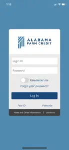 Alabama Farm Credit Ag Banking screenshot #1 for iPhone