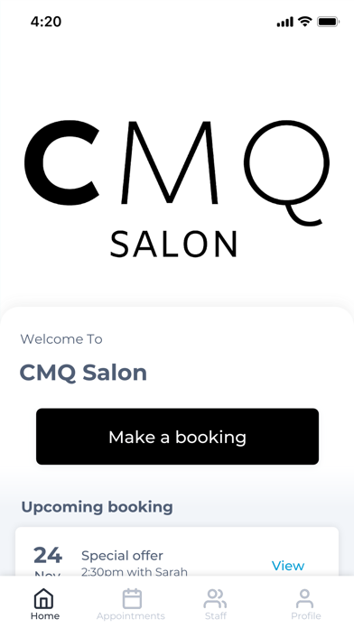 CMQ Salon Screenshot
