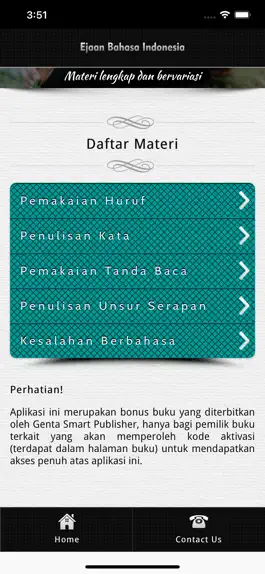 Game screenshot EBI dan Kesalahan Berbahasa apk