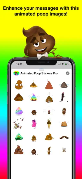 Game screenshot Animated Poop Stickers Pro mod apk
