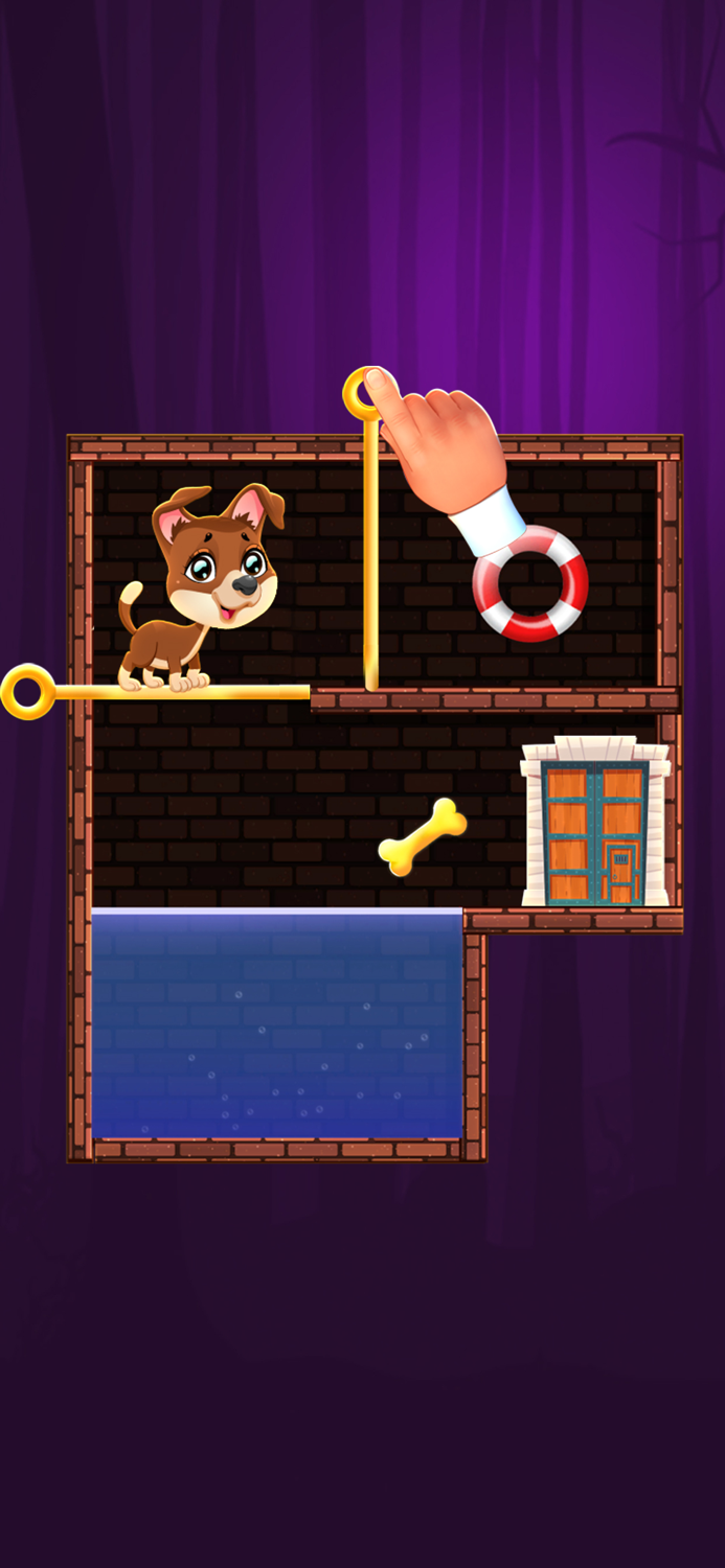 Save The Puppy- Pull Pin