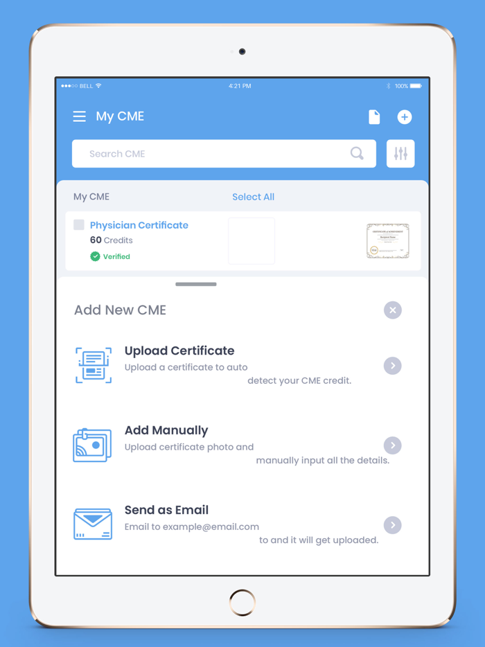 CME - Store Retrieve and Report