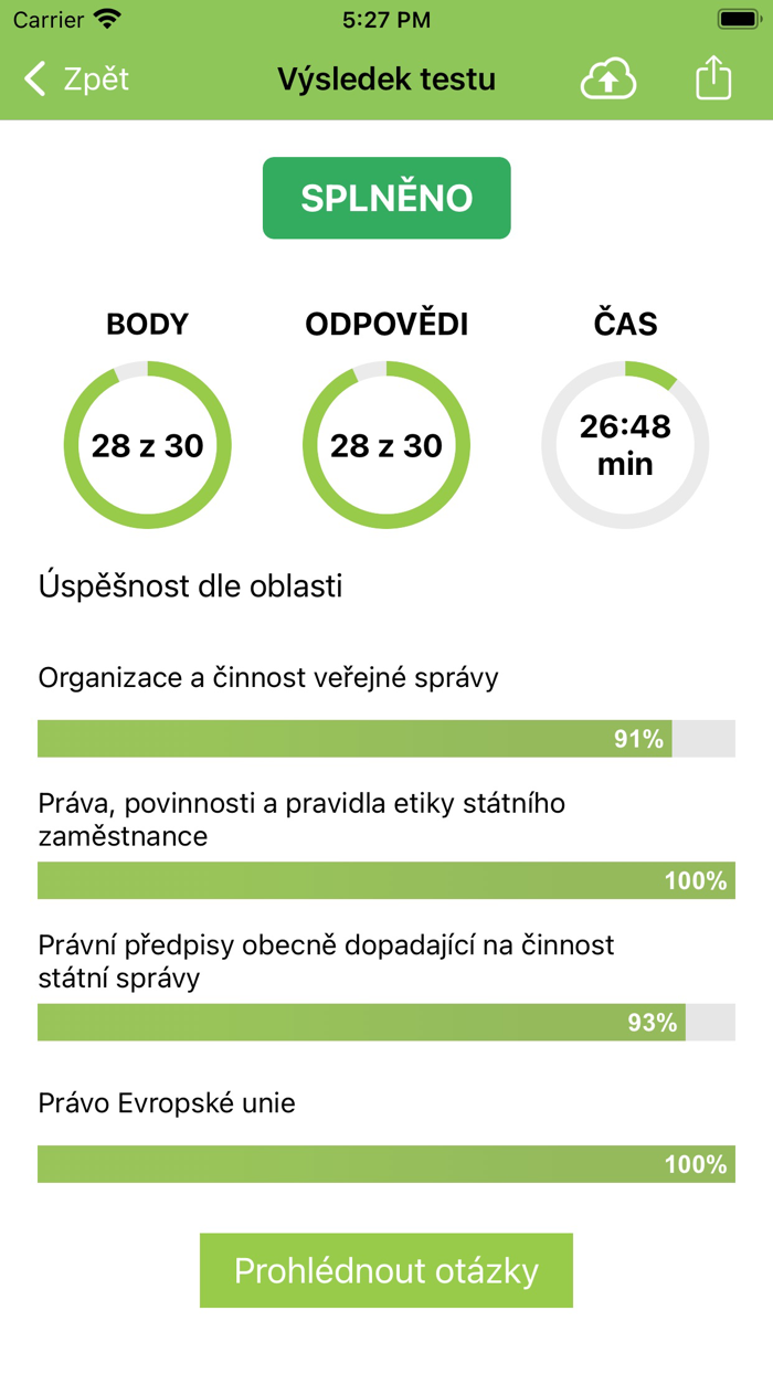 Úřednická zkouška 2024