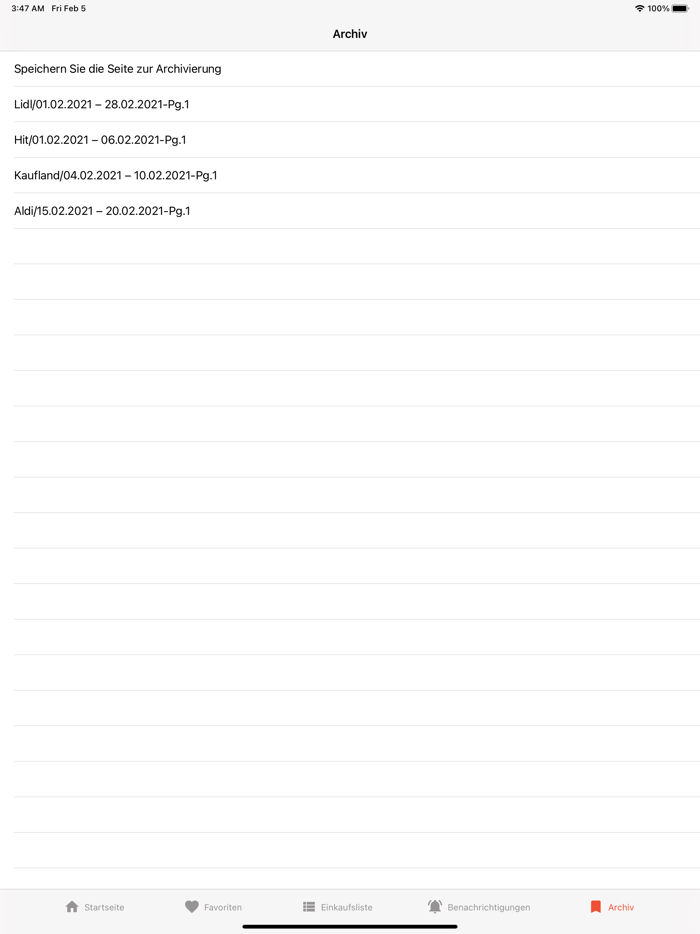 Alle Prospekte  Angebote