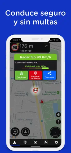 Screenshot 3 Radarbot: Avisador de radares iphone