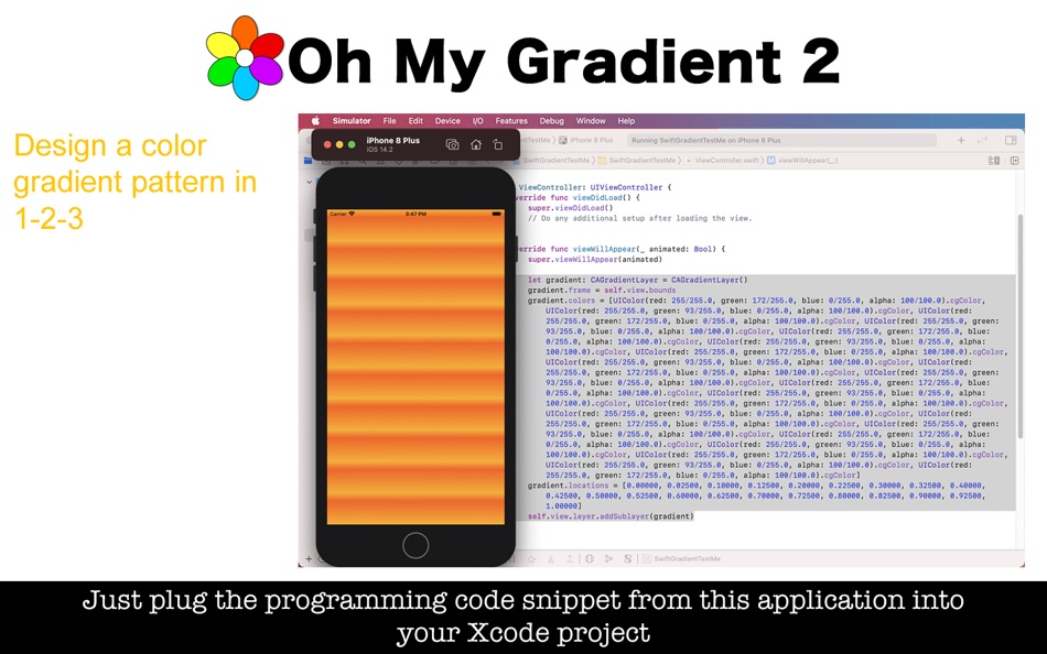 #3. Oh My Gradient 2 (macOS) 由: Tomoyuki Okawa