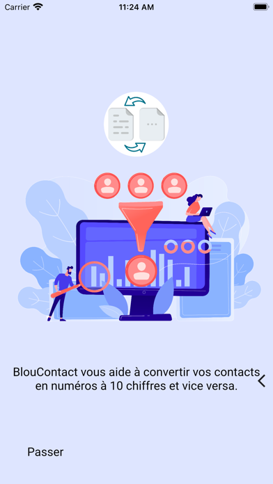 BlouContact Screenshot